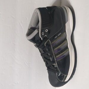 Adidas PRO MODEL High Top Sneakers Black White WOMEN Size 6 143790